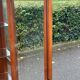 Vintage Louis Philippe solid wood display cabinet 180