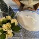Antique porcelain vegetable dish made of "bamboo"
