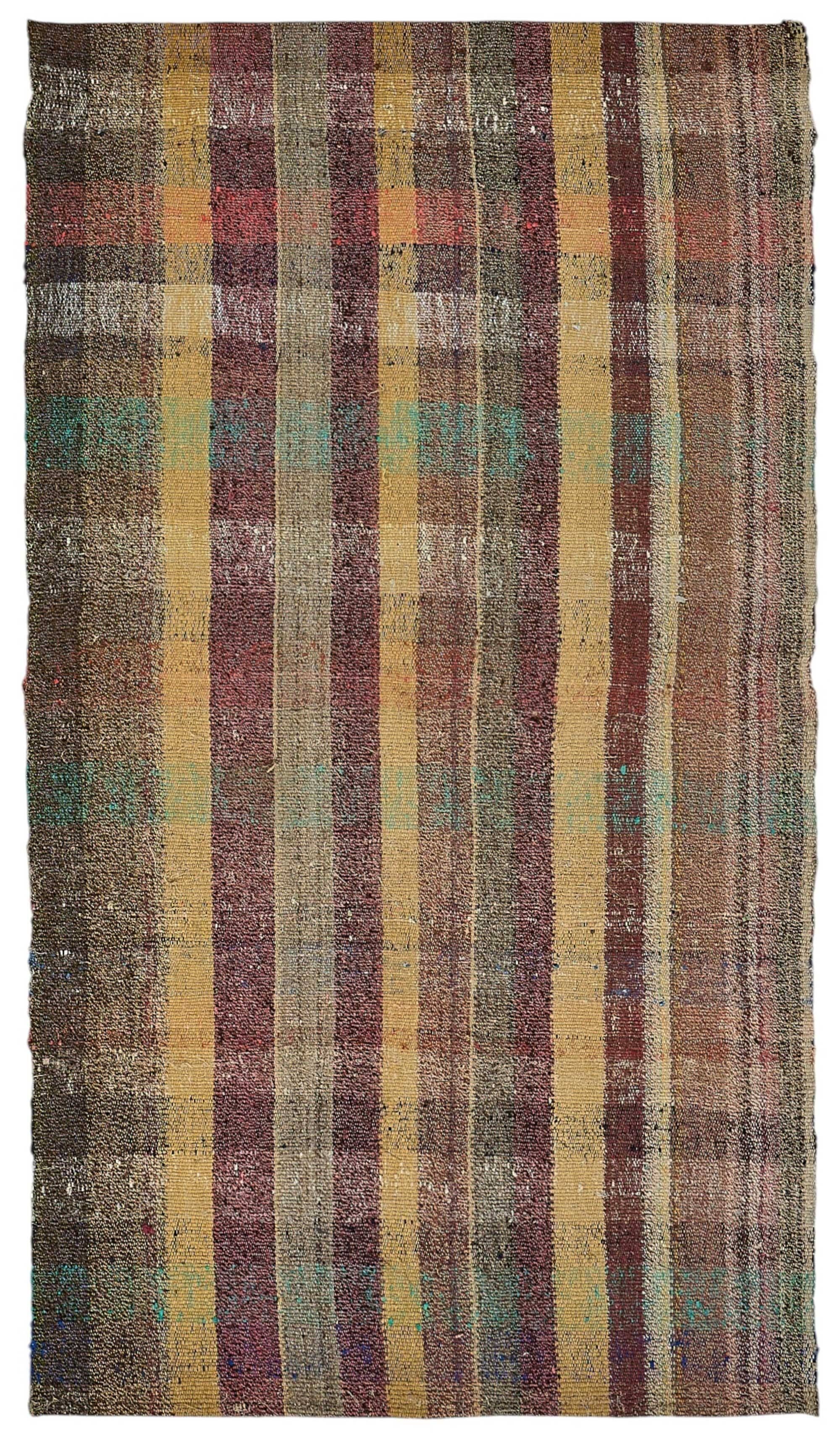 Turkish Handwoven Flatweave Chaput Kilim 135 cm x 237 cm