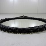 1960's Vintage Wrought Iron Chain Mirror