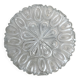 Vintage round molded glass ceiling light