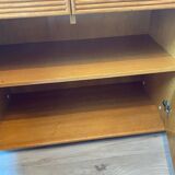 Enfilade en frêne et rotin