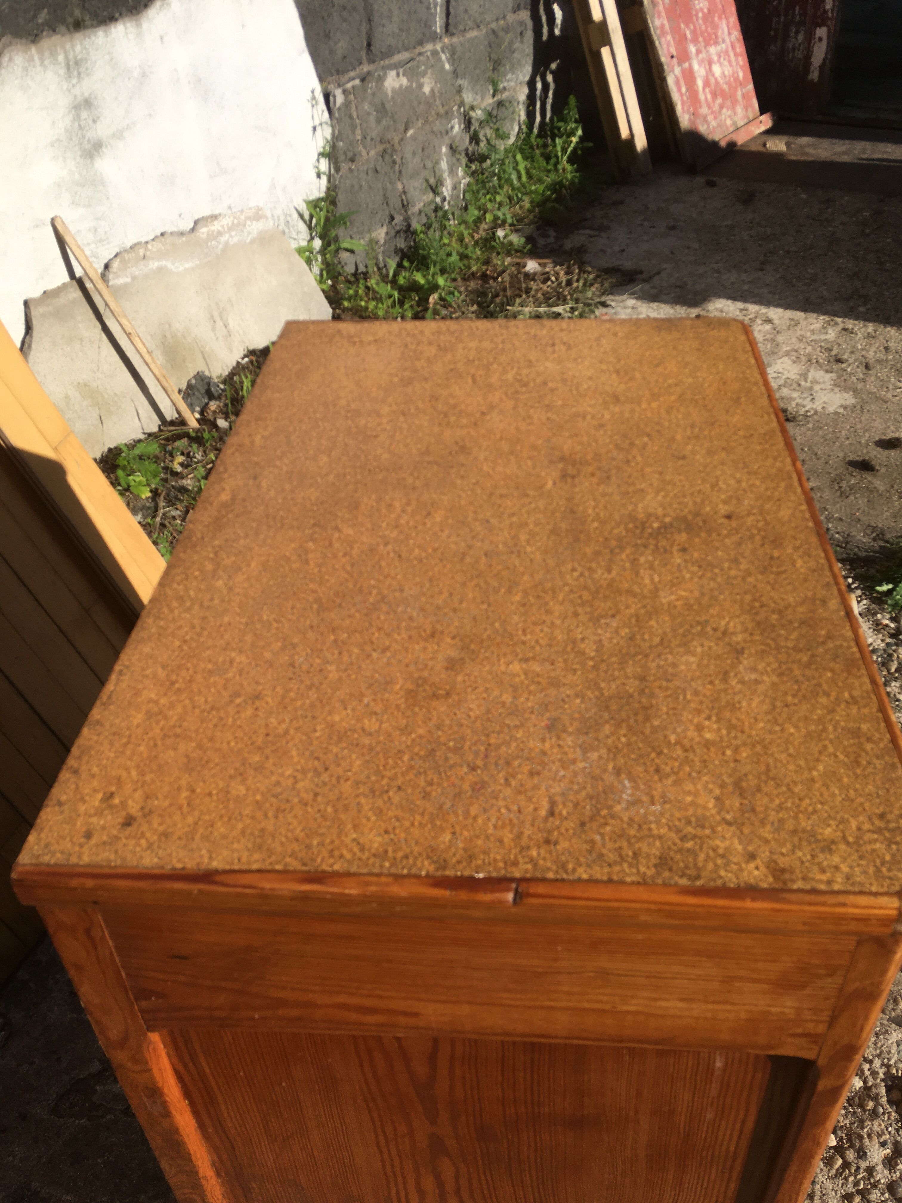 Vintage mado pine buffet