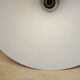 Danish pendant lamp 1960s with orange metal shade