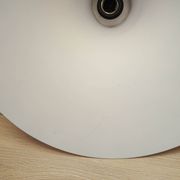 Danish pendant lamp 1960s with orange metal shade