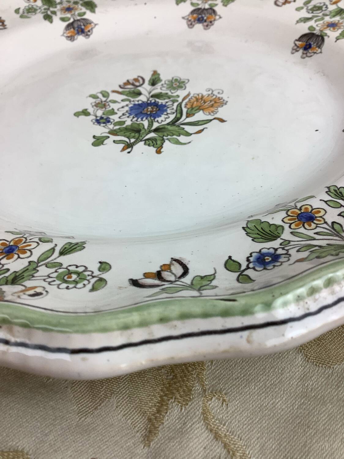 Decorative Plate Moustiers France