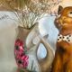 Large vintage cat carafe