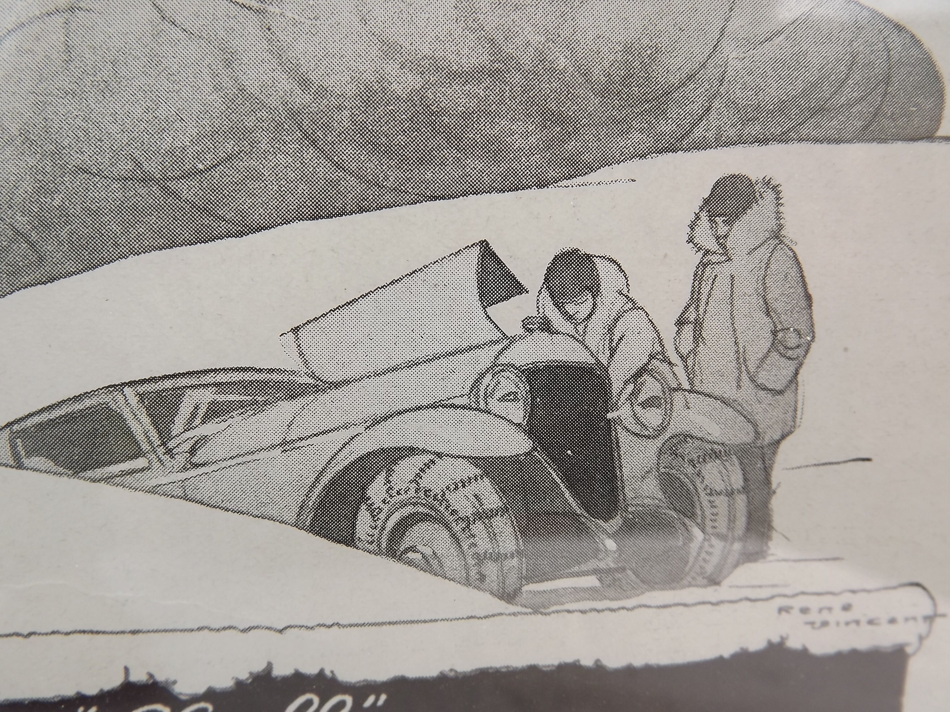 1929 Shell Paper Pub Poster by René Vincent