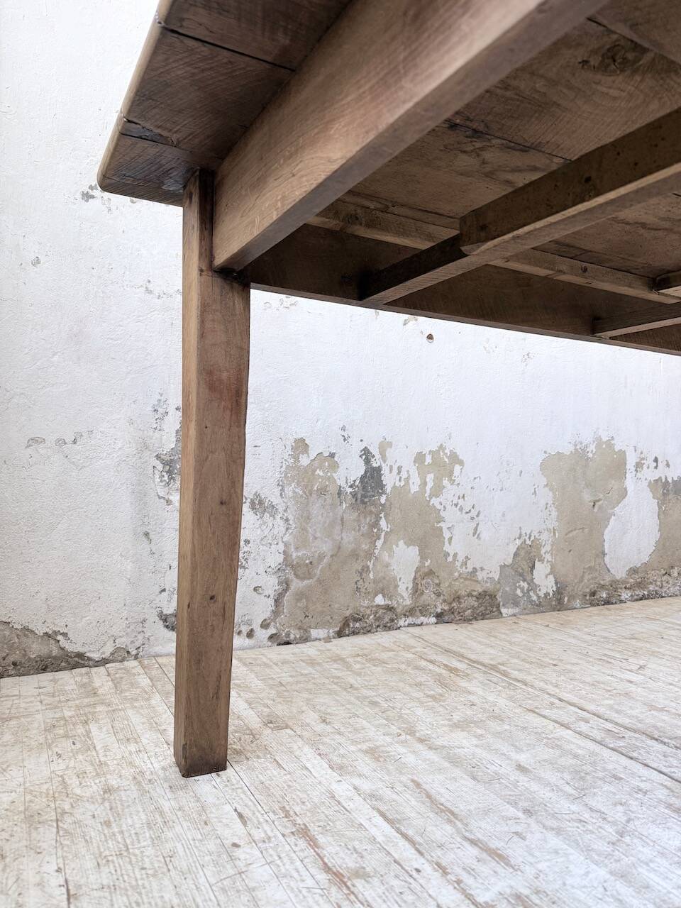 Oak farmhouse table 1950 212cm