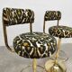 Swedish vintage design Borje Johanson Cobra barstools Pierre Frey