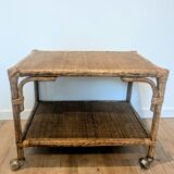 Rattan coffee table