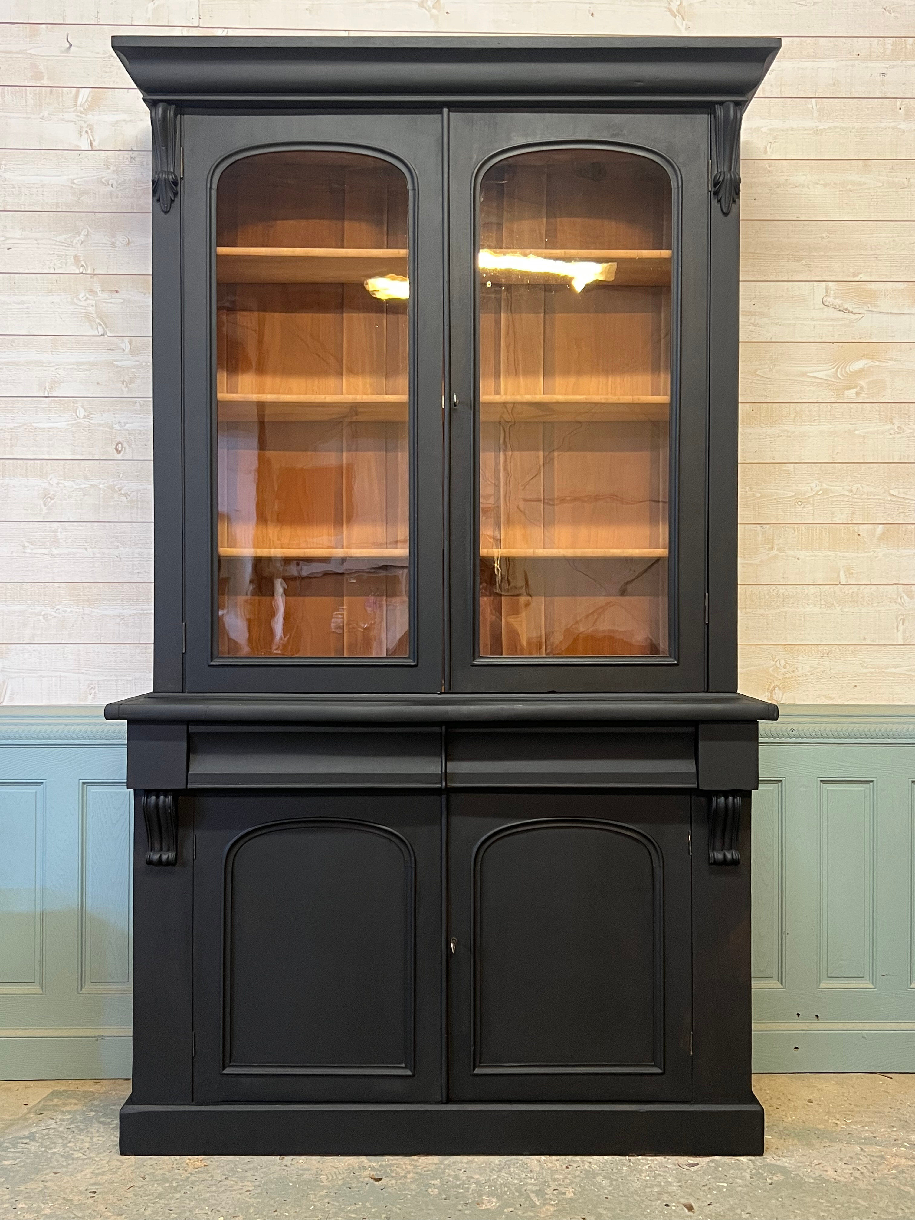 English two-body sideboard