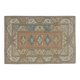 1970s Vintage Turkish Handmade Wool & Cotton Orange Area Rug 154x230