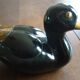 Vintage black and gold decorative duck