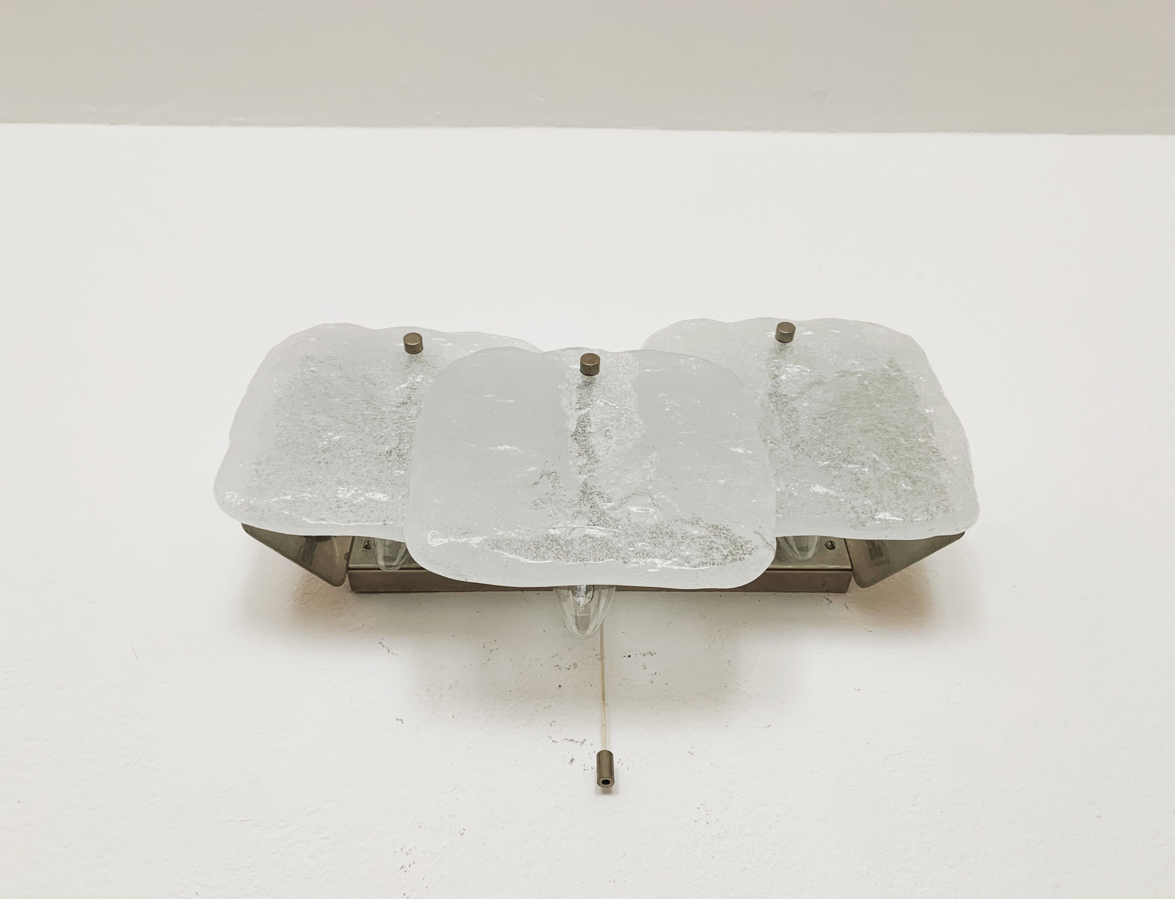 Ice Glass Wall Lamp by J.T. Kalmar