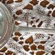 Christofle silver-plated metal ladle, Crossed Ribbon pattern, Louis XVI style