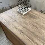 XL oak counter, trade furniture with multi-drawers