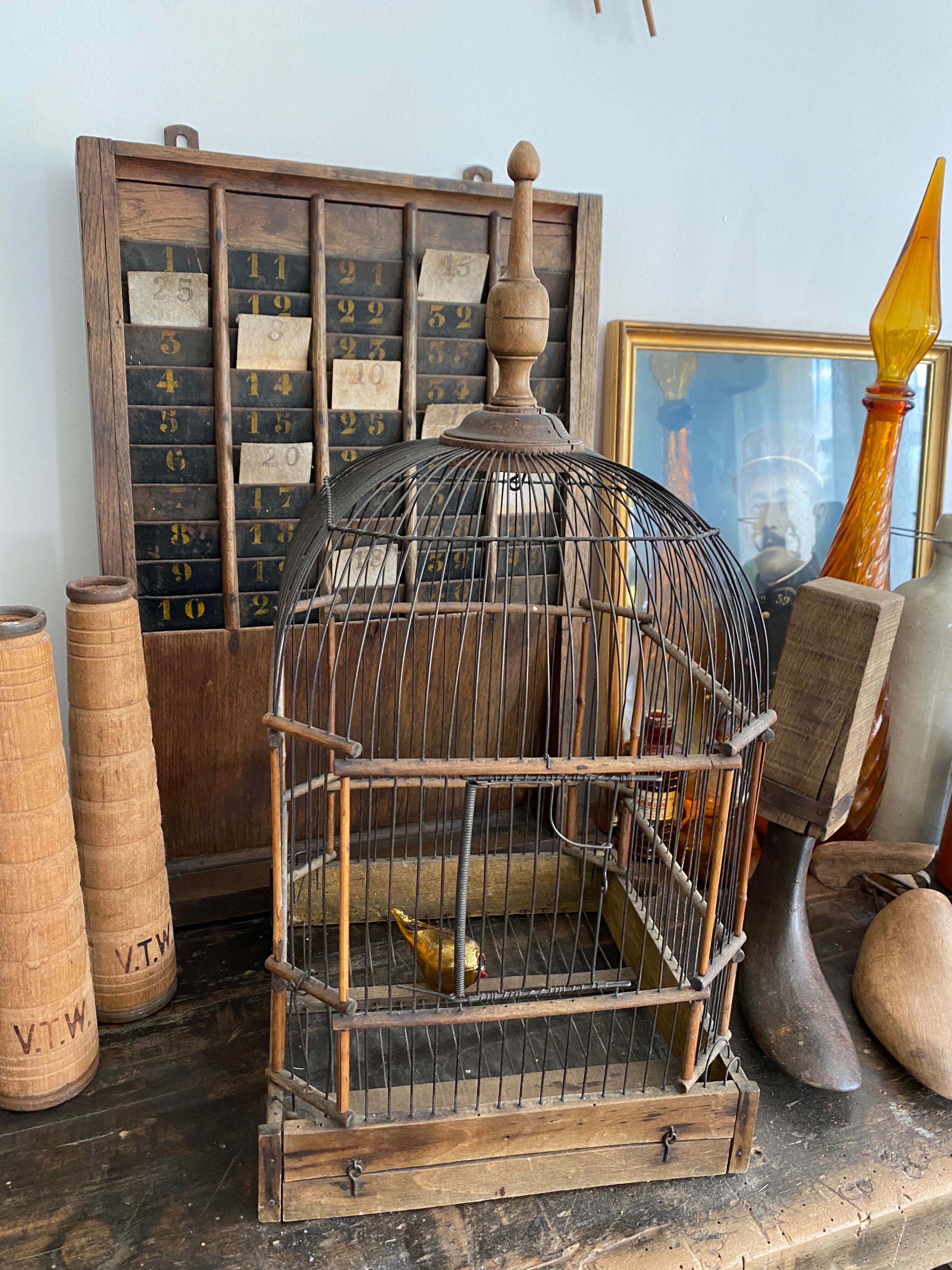 Old bird cage