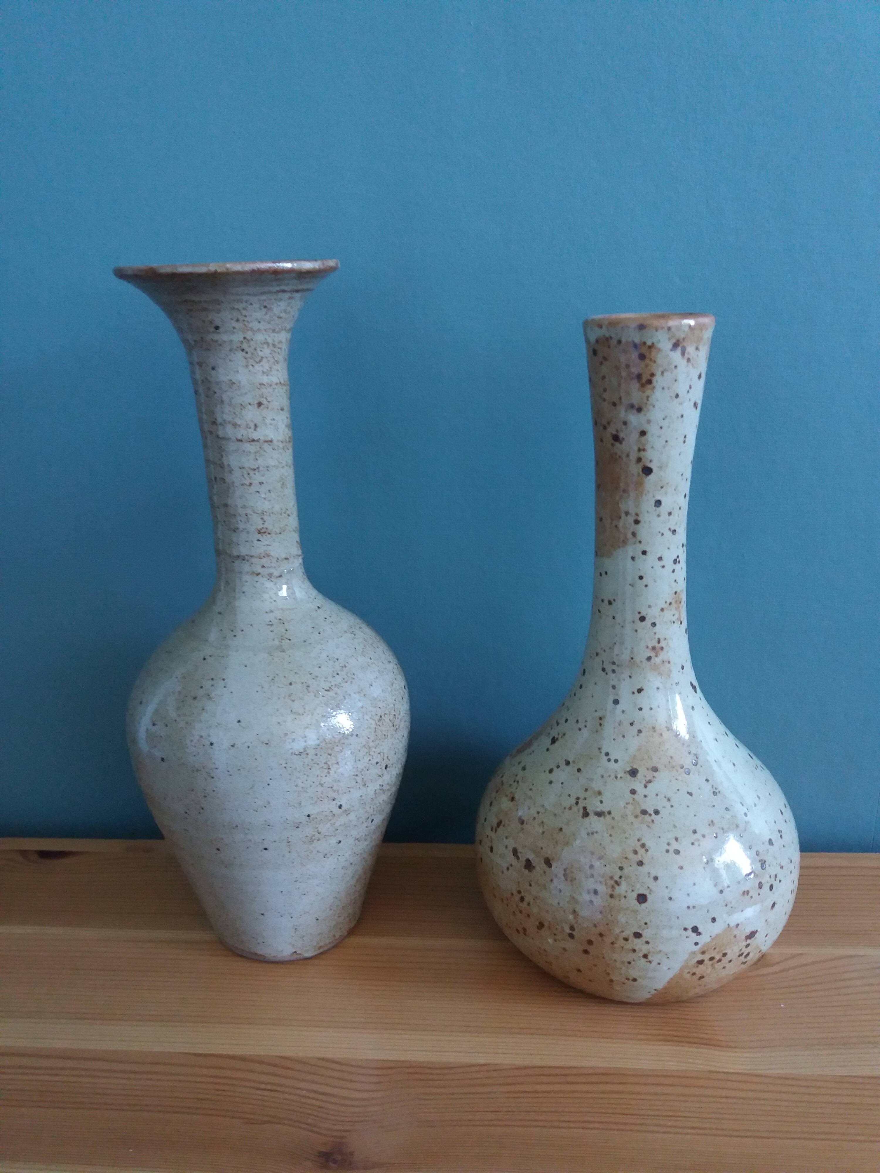 Stoneware vases