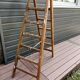 Old wooden painter's step ladder.