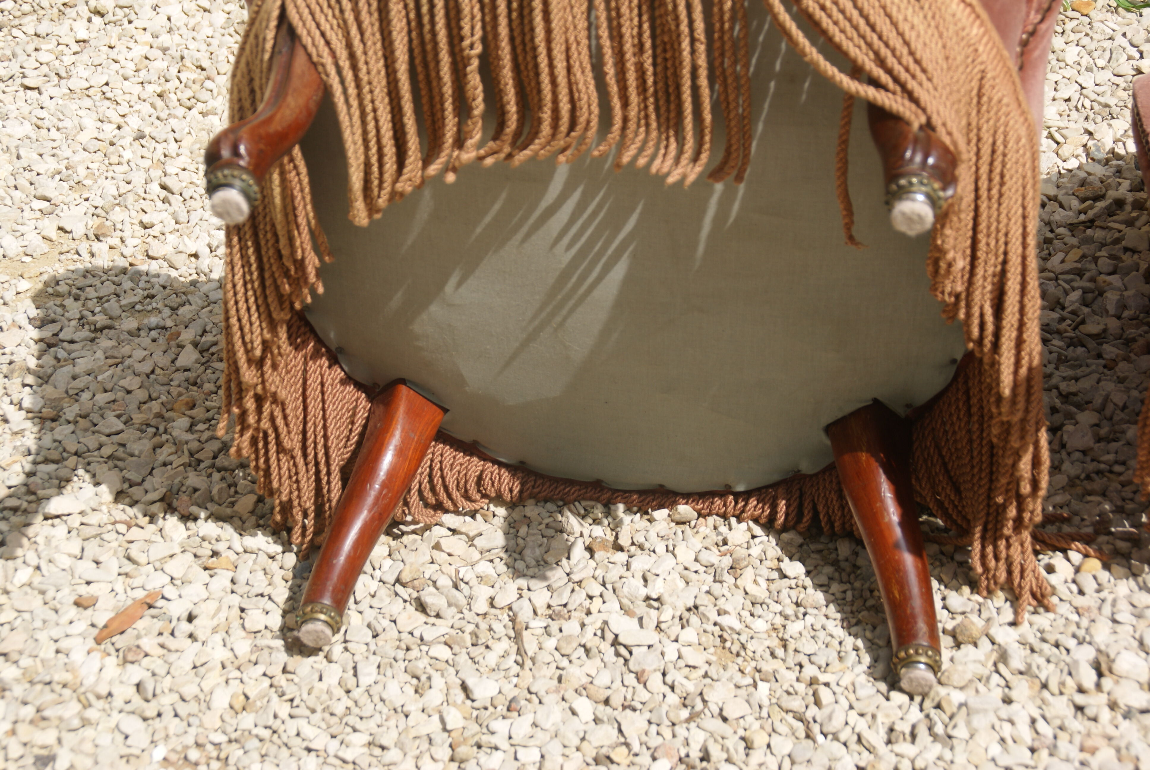 Pair of toad armchairs Napoleon III