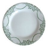 Set of 8 mismatched ironstone plates