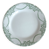 Lot de 8 assiettes dépareillées terre de fer