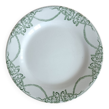 Set of 8 mismatched ironstone plates