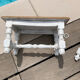 Lot de 2 petits tabourets relookes maison de campagne