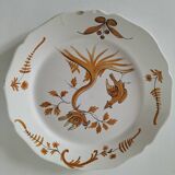 Antique Moustiers style plate, Museums of France edition