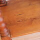 Large console or shop sideboard in pitch pine, early 20th century.