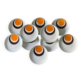 Set of 10 vintage plates