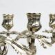 Pair of Christofle candlesticks 19th century – Trianon model silver-plated bronze