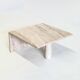 Table basse en marbre italien Palissandro