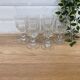 Set of 6 Luminarc Lance white wine glasses