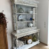 Walnut dresser, 19th century.