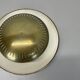Unique Round Brass Wall Light in Gino Sarfatti Style, Italy 1950s