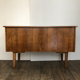 Bureau vintage en bois foncé