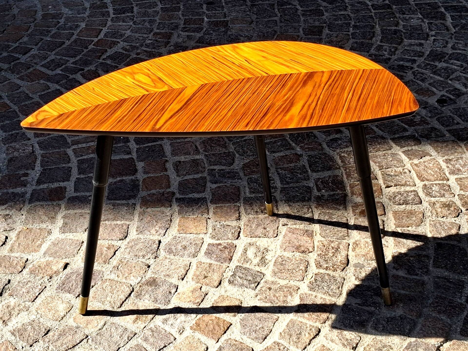 Vintage coffee table with 1970s Scandinavian design.