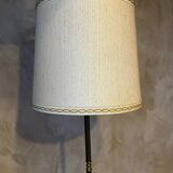 Brass and metal floor lamp