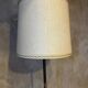 Brass and metal floor lamp