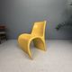 Sculptural Molded Fiberglass Chair, Europe, 1970s