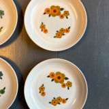 Assiettes creuses vintage Arcopal Lotus