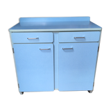 60s buffet in blue formica