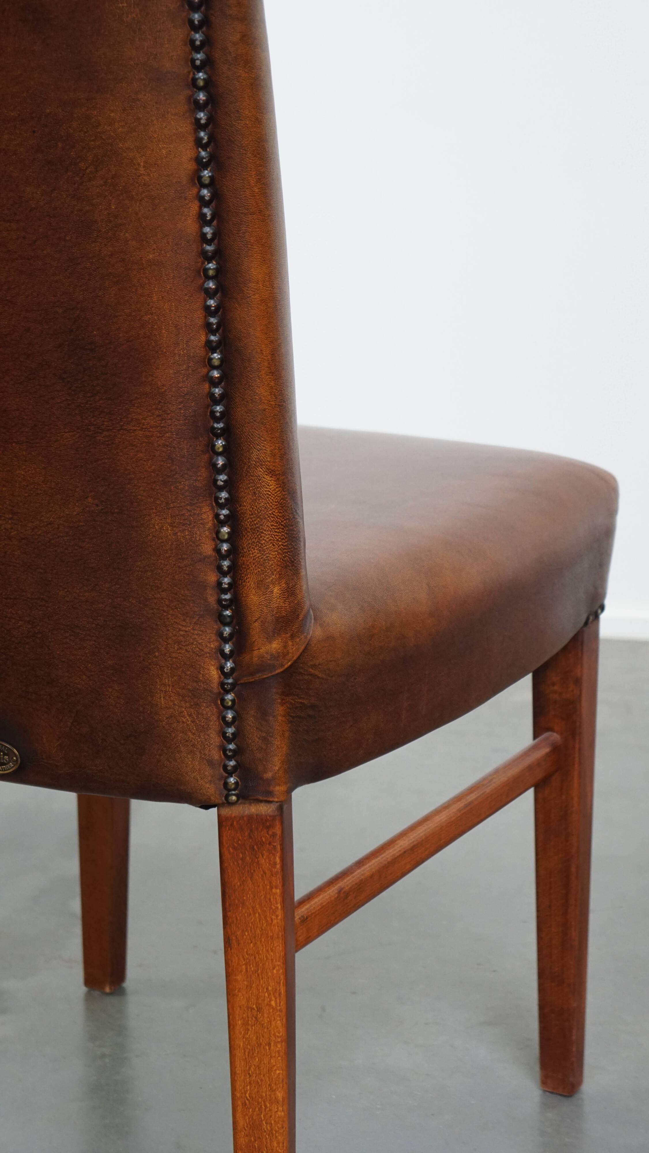 Set of 2 Sheepskin Dining Chairs