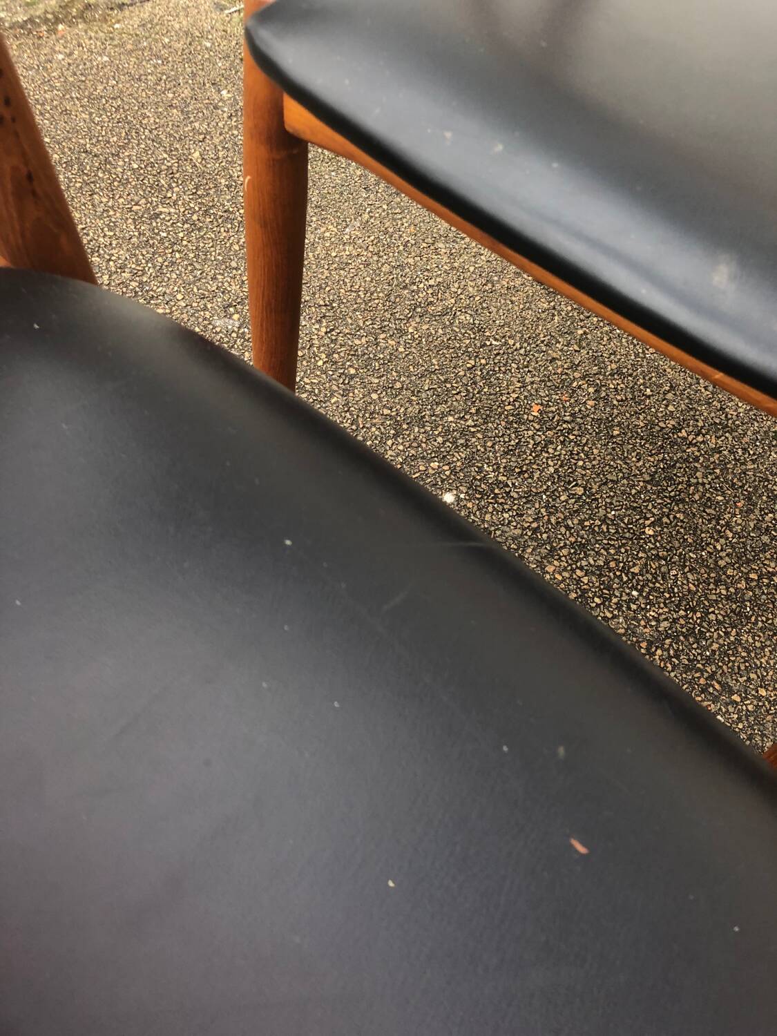 Lot 6 Scandinavian Teak chairs by Johannes Andersen Samcom Circa 1960