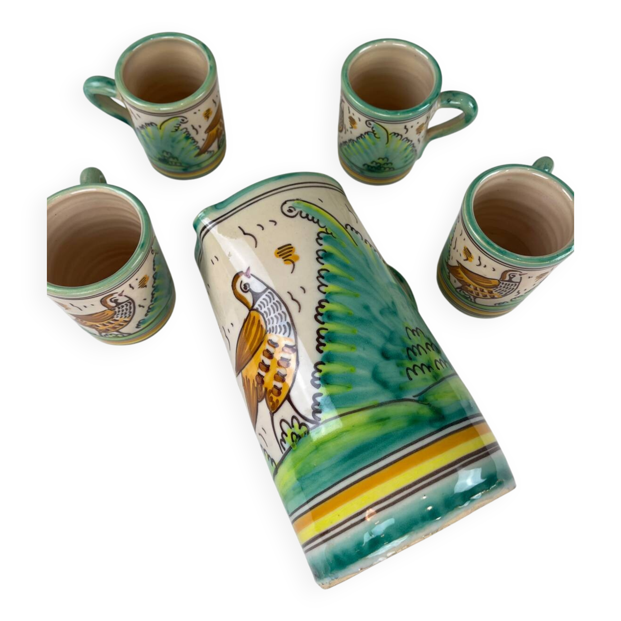 Decorated ceramic tableware