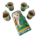 Decorated ceramic tableware