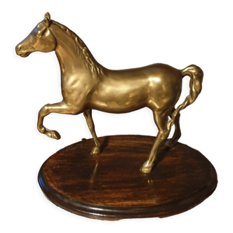 Brass horse