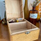Old wooden plug box